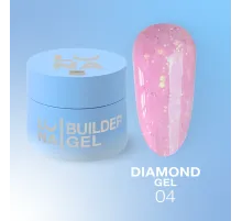 Extension gel Luna Gel Diamond No. 4, pink, 15 ml