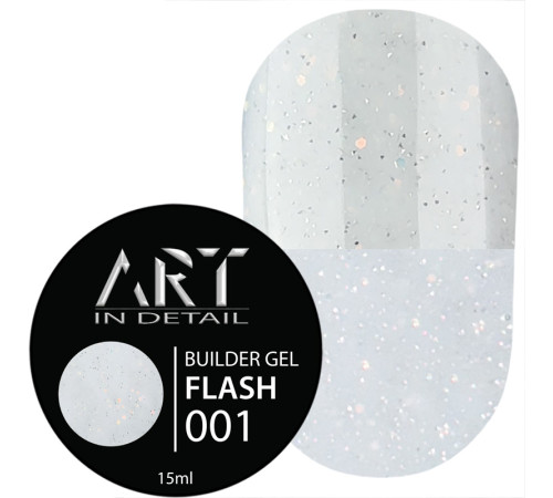 Гель для нігтів ART Builder gel Flash №001, 15 мл