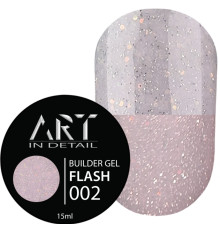 Гель для ногтей ART Builder gel Flash №002, 15 мл