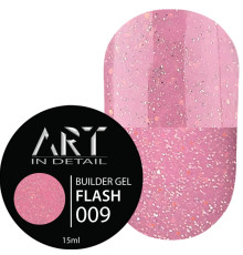 Гель для ногтей ART Builder gel Flash №009, 15 мл