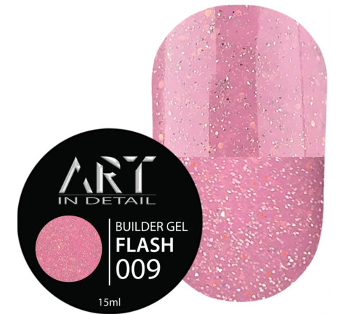 Nail gel ART Builder gel Flash No. 009, 15 ml