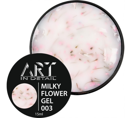 Гель для ногтей ART Builder Gel Milky Flower №03, 15 мл