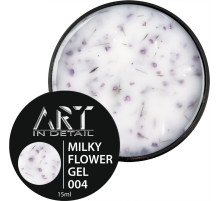 Nail gel ART Builder Gel Milky Flower No. 04, 15 ml