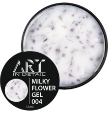 Nail gel ART Builder Gel Milky Flower No. 04, 15 ml