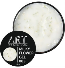 Nail gel ART Builder Gel Milky Flower No. 05, 15 ml