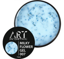 Nail gel ART Builder Gel Milky Flower No. 07, 15 ml