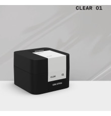 Гель для ногтей BIBLIOTEKA Builder gel №01 Clear, прозрачный, 30 мл