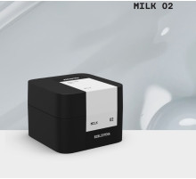 BIBLIOTEKA Builder gel for nails No. 02 Milk, 30 ml