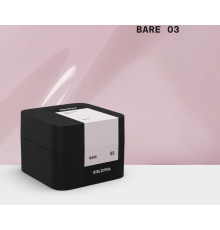 Гель для ногтей BIBLIOTEKA Builder gel №03 Bare, натуральный, 30 мл