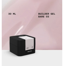 Гель для ногтей BIBLIOTEKA Builder gel №03 Bare, натуральный, 30 мл