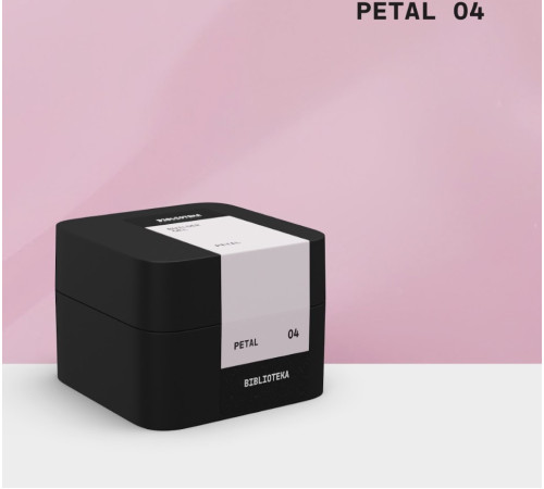 Гель для нігтів BIBLIOTEKA Builder gel №04 Petal, рожевий, 30 мл