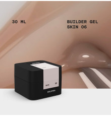 Гель для ногтей BIBLIOTEKA Builder gel №06 Skin, теплый беж, 30 мл