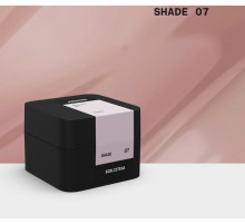 Гель для нігтів BIBLIOTEKA Builder gel №07 Shade, холодний рожево-бежевий, 30 мл