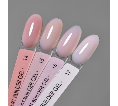 DARK Smart Builder gel nail gel No. 15, light nude, 15 ml