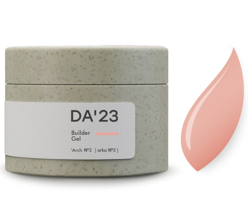 Nail gel DA_23 Builder Gel Arch No. 3, 30 ml