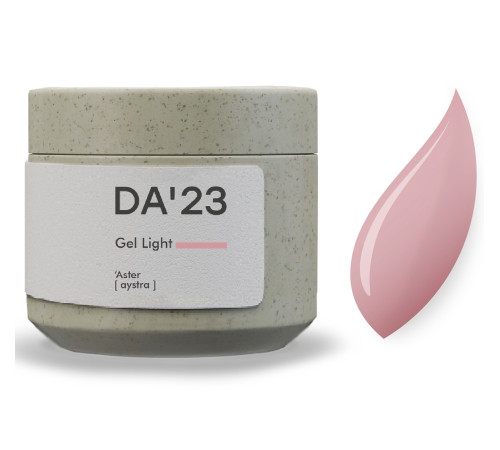 Nail gel DA_23 Light Gel Aster, aster, 15 ml