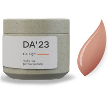 Nail gel DA_23 Light Gel Coffe rose, coffee rose, 15 ml