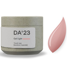 Гель для ногтей DA_23 Light Gel Coral rose, коралловая роза, 30 мл