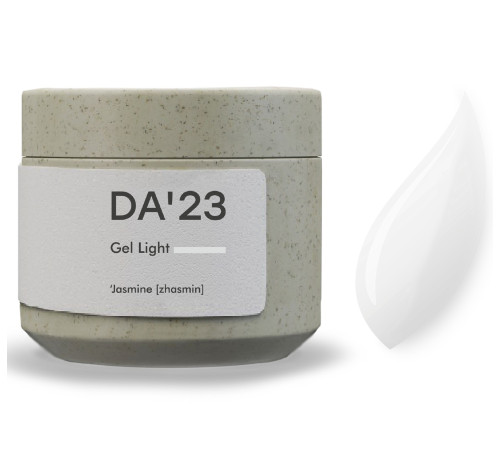 Гель для нігтів DA_23 Light Gel Jasmine, жасмін, 30 мл