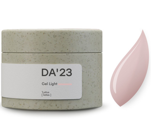 Гель для нігтів DA_23 Light Gel Lotus, лотос, 15 мл