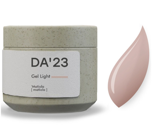Гель для нігтів DA_23 Light Gel Matiola, матіола, 15 мл