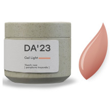 Гель для нігтів DA_23 Light Gel Peach rose, персикова троянда, 15 мл