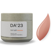 Гель для нігтів DA_23 Light Gel Peach rose, персикова троянда, 30 мл