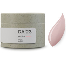Nail gel DA_23 Light Gel Poppy, poppy, 15 ml