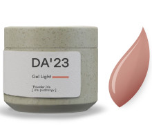 Гель для нігтів DA_23 Light Gel Powder iris, пудровий ірис, 15 мл