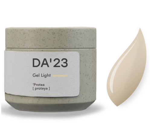 Nail gel DA_23 Light Gel Protea, protea, 15 ml