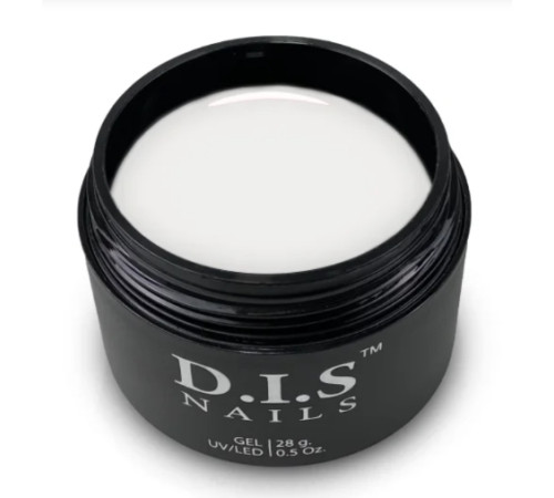 Гель для нігтів DIS Universal gel №01 HEMA/Tpo free, молочний, 28 г
