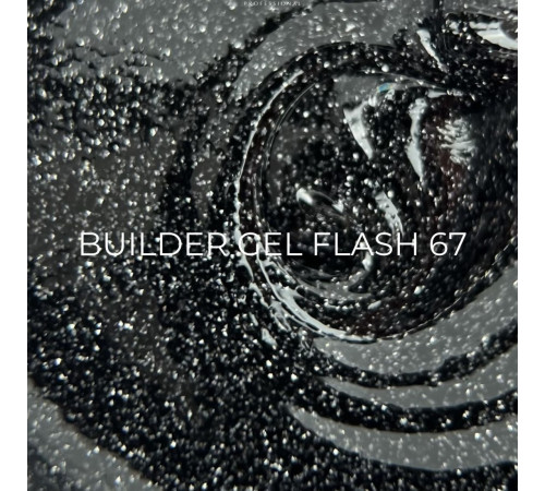 Гель для ногтей Edlen Builder Gel Flash №67, 30 мл