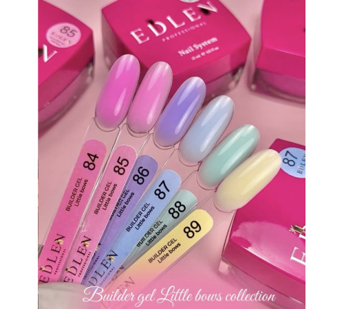 Гель для нігтів Edlen Builder Gel Little bows №87, 30 мл