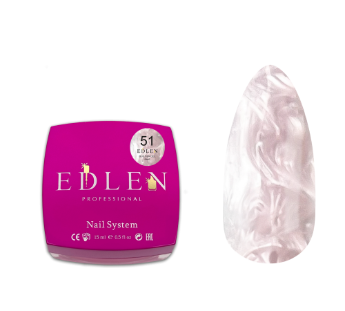 Edlen Builder Gel Pearl Nail Gel No. 51, 30 ml