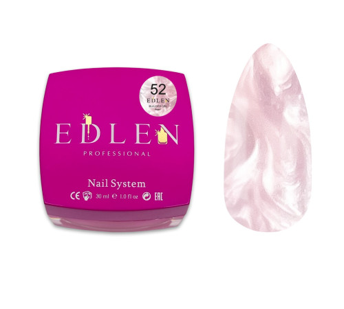 Гель для нігтів Edlen Builder Gel Pearl №52, 30 мл