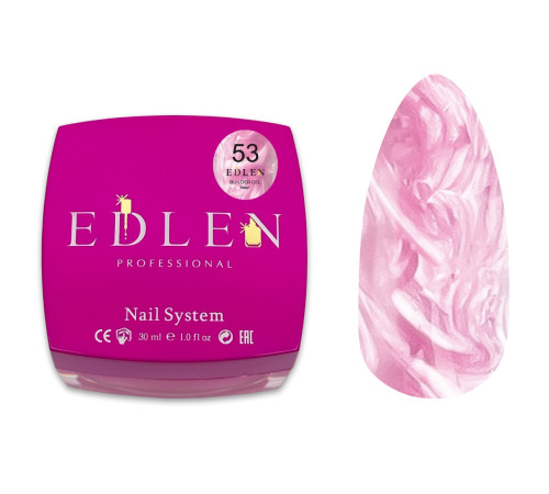 Гель для ногтей Edlen Builder Gel Pearl №53, 30 мл