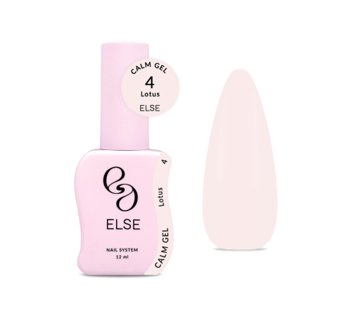 Гель для нігтів Else Calm gel №04 Lotus, молочно-рожевий, 12 мл