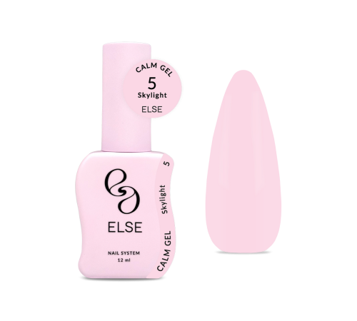 Гель для нігтів Else Calm gel №05 Skylight, ніжно-рожева, 12 мл