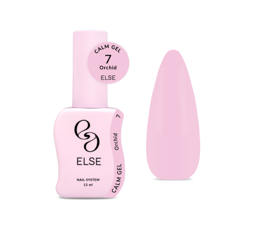 Гель для нігтів Else Calm gel №07 Orchid, холодний-рожевий, 12 мл