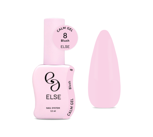 Гель для ногтей Else Calm gel №08 Blush, зефирный, 12 мл
