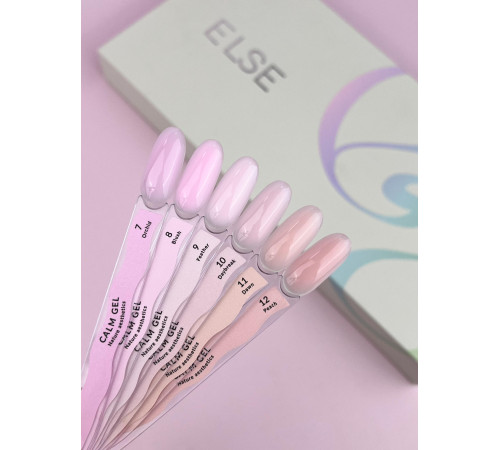 Else Calm gel nail gel No. 11 Dawn, delicate peach, 12 ml