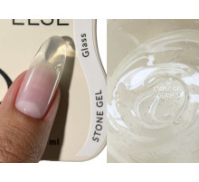 Гель для нігтів Else Stone gel №01 Glass, прозорий, 30 мл