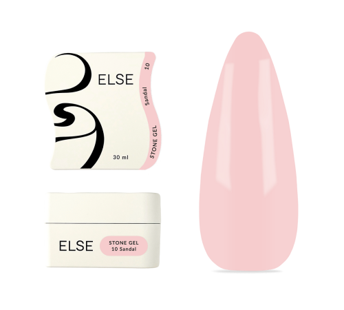 Else Stone gel nail gel No. 10 Sandal, 30 ml