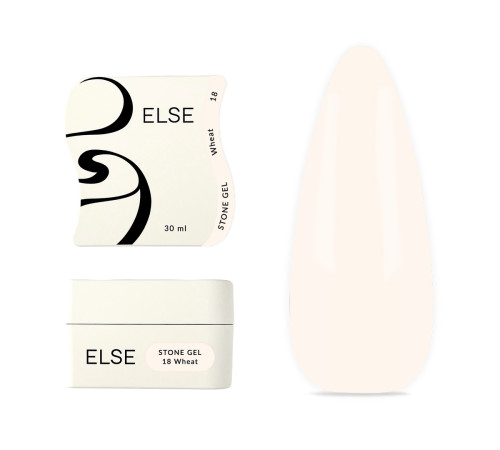 Else Stone gel nail gel No. 18 Wheat, 30 ml