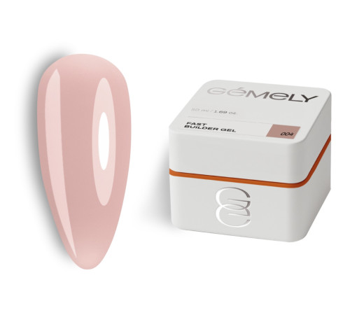 Гель для ногтей Gemely Fast Builder gel №004, 50 мл