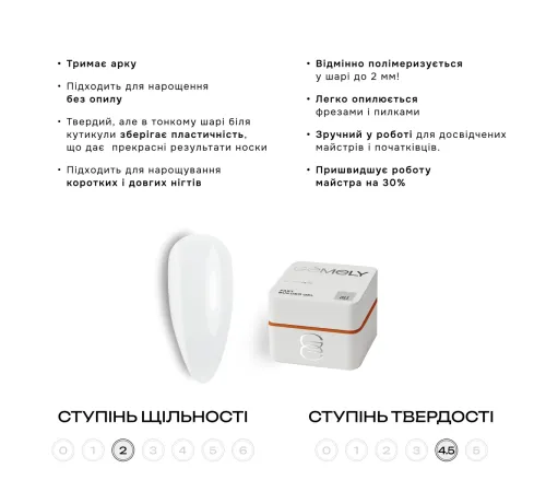 Гель для нігтів Gemely Fast Builder gel №011, 50 мл