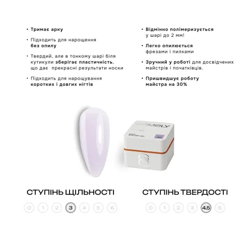 Гель для нігтів Gemely Fast Builder gel №013, 50 мл