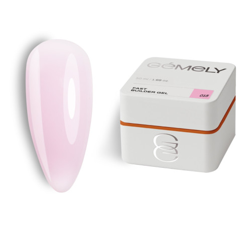 Гель для нігтів Gemely Fast Builder gel №015, 50 мл