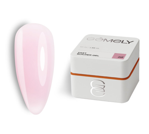 Гель для нігтів Gemely Fast Builder gel №016, 50 мл
