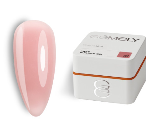 Гель для нігтів Gemely Fast Builder gel №021, 50 мл